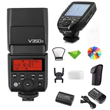 Imagem de Godox V350F TTL Flash para Fuji FujiFilm com Godox Xpro-F Flash Trigger Camera Flash com bateria recarregável de 2000mAh 500 vezes Full Power Flash para Fuji FujiFilm Camera Speedlight