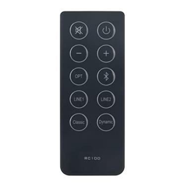 Imagem de AULCMEET Controle remoto de substituição RC100 compatível com alto-falante de som Edifier RC10D R2000DB