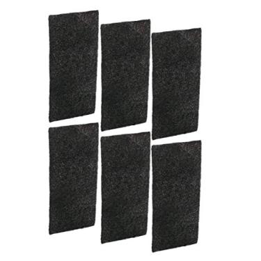 Imagem de Filtros de substituição de carbono pré-/pós-parto para purificadores de ar Holmes - Compatível com filtro de peça AOR31 I- Dims: 4-1/4 x 9-1/2 x 1/4 - (pacote com 6)