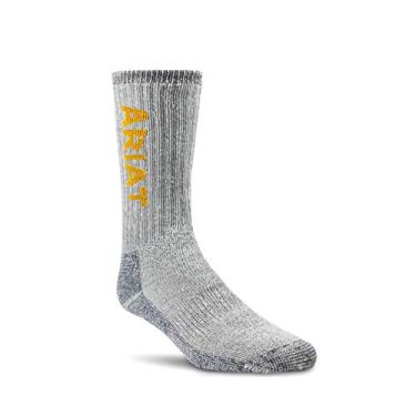 Imagem de ARIAT Unisex Ultimate 2-Pair Pack Arch Support Wool Socks, Black, Large