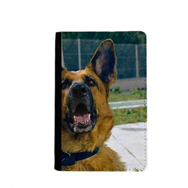 Imagem de Bonito cão animal de estimação fotografia foto porta-passaporte notecase burse capa carteira porta-cartão, Multicolor