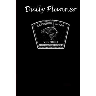 Imagem de Daily Planner - Battenkill River Fly Fishing: Daily planner 2021, US map, US holiday, 6x9 inch, 136 pages