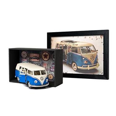 Imagem de Miniatura Perua Kombi Kit Presente Quadro e Expositor