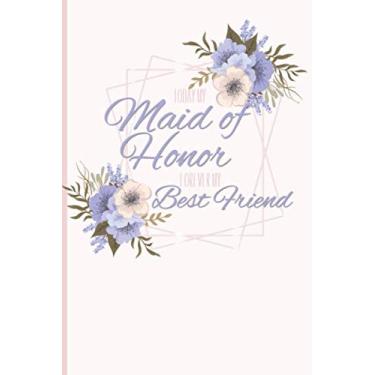 Imagem de Maid of Honor: From the Bride I Dot Grid Journal Floral Vintage I Wedding Planner I Surprise Idea I Will You Be My Maid of Honor I Bridesmaid Proposal I Sister I Best Friend for Life I Thank You Gift