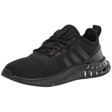 Imagem de adidas Tênis de corrida feminino Kaptir Super, Preto/Preto/Branco, 5.5