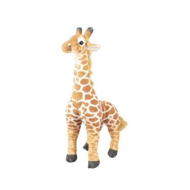 Imagem de Girafa Realista Em Pé 52cm - Pelúcia - Fofy Toys