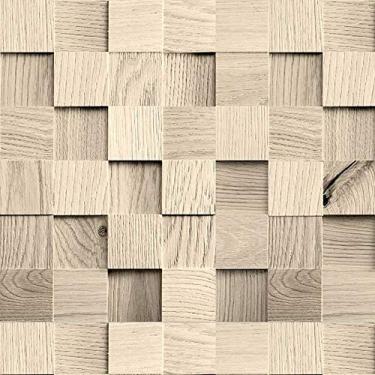 Imagem de Papel de Parede Cubos de madeira