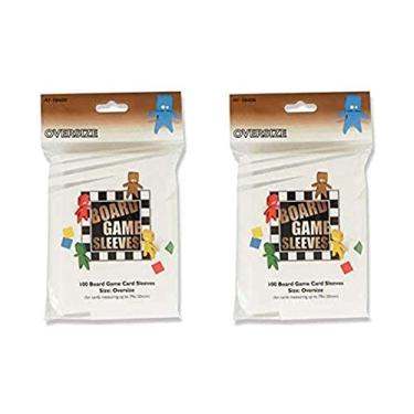 Imagem de Arcane Tinmen Oversize Board Game Card Sleeves – 79mm x 120mm – Bundle of 2 – 200 Sleeves Total