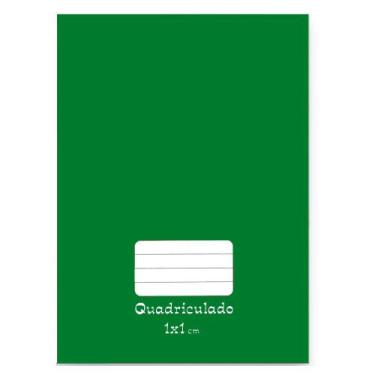 Imagem de Caderno Pedagógico C.D. Brochura 1X1cm Tamoio - Quadriculado Verde