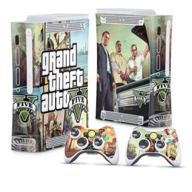 Imagem de Adesivo Compatível Xbox 360 Fat Arcade Skin - Gta V - Pop Arte Skins