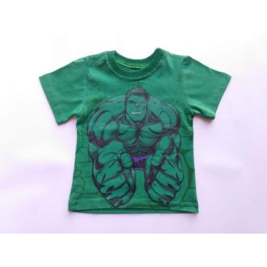 Imagem de Camiseta Infantil Manga Curta Hulk - Saga Heróis