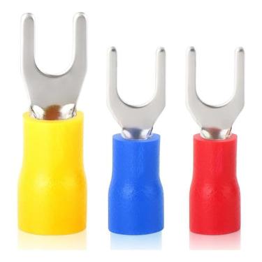 Imagem de Kit Terminal Elétrico Garfo Forquilha 0,5 A 6,0mm - 125pçs