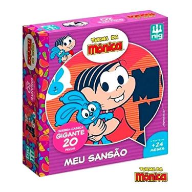 Imagem de Jogo - Quebra Cabeça Gigante - Meu Sansão - 20 Peças, Nig Brinquedos, Multicor