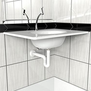 Imagem de SIFAO TUBO EXTENSIVO BRANCO P/LAVATORIO