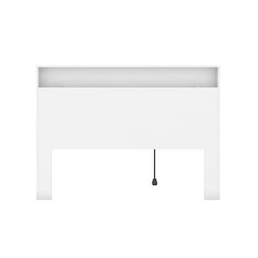 Imagem de Cabeceira para Cama Box Casal Bartira Versatti 138 com de Largura com Tomada