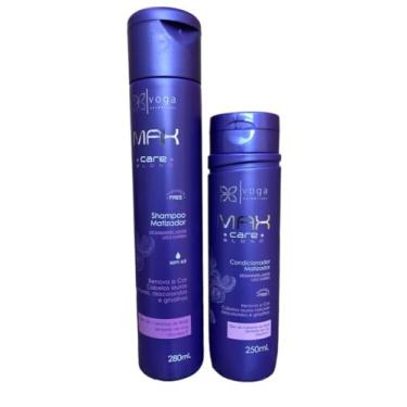 Imagem de Kit Shampoo Condicionador Matizadora Max Care Blond Voga