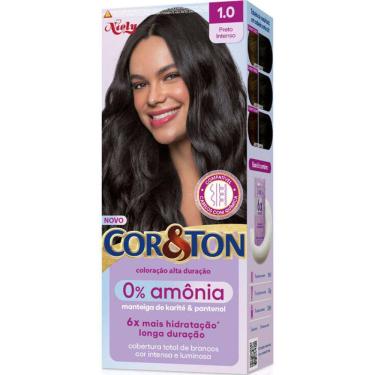 Imagem de Tintura Cor & Ton 0% Amônia Preto Intenso 1.0