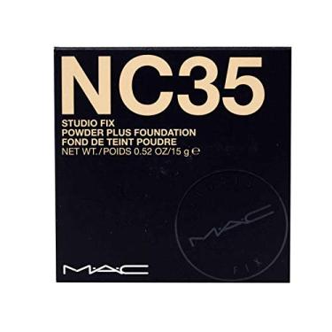 Imagem de Base Studio Fix Powder Plus - NC35 da MAC Para Mulheres - Base 0,52 Onça