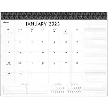 Imagem de Calendário de mesa 2023 da AT-A-GLANCE, suporte mensal para mesa, 54 x 43 cm, padrão, elevação (SK752400)