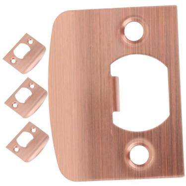 Imagem de Gadpiparty 4 Pcs Acessórios de bloqueio placa de fechadura de aço inoxidável placa de b...