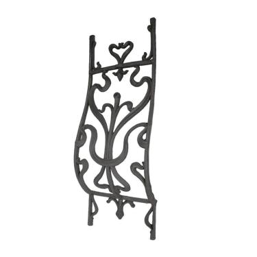 Imagem de Grade em Ferro Bombe Curva Grande Sacada Varanda 32x86cm