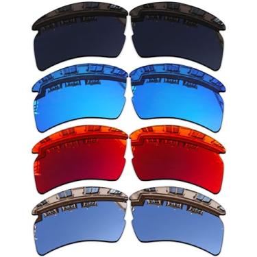 Imagem de Vonxyz Conjunto de 4 lentes de reposição para óculos de sol Oakley Flak 2.0 XL OO9188 Pacote Combo