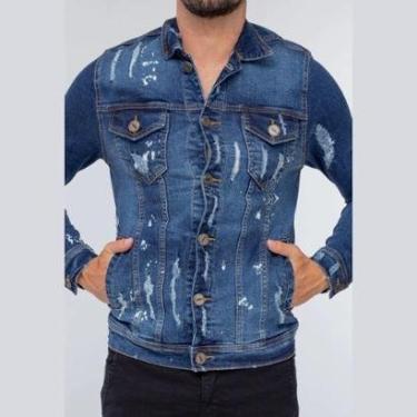 Imagem de Jaqueta Red Feather Jeans Blue Destroyed-Masculino