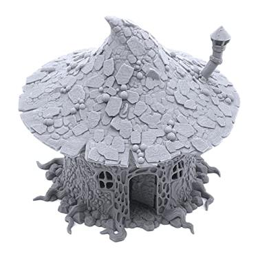 Imagem de Goblin Mushroom Hovel por Printable Scenery, cenário RPG de mesa impresso em 3D e miniaturas de terreno de jogo de guerra 28 mm