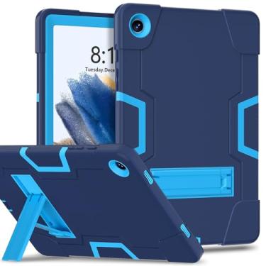 Imagem de Estojo protetor Compatível com Samsung Galaxy Tab A9 Plus SM-X210/216/X218 Capa de silicone para tablet com suporte, capa protetora robusta à prova de choque para serviços pesados Capa (Size : Navy B