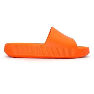 Imagem de Chinelo Fem Usaflex Plataforma Slide EVA Cenoura AG0501011 Tamanho:34;Cor:Laranja