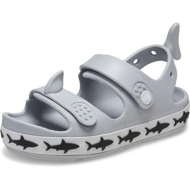 Imagem de Crocs Sandália unissex infantil Crocband Cruiser (infantil), Cinza claro, 22