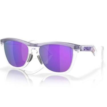 Imagem de Óculos de Sol Oakley Frogskins Matte LilacPrizm Clear 0155-Masculino
