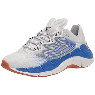 Imagem de Reebok Tênis Zig Kinetica II, Neblina da manhã/branco/azul, 6.5 Women/5 Men
