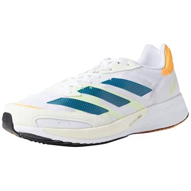 Imagem de adidas Adizero Adios 6 White/Real Teal/Flash Orange 8 D (M)