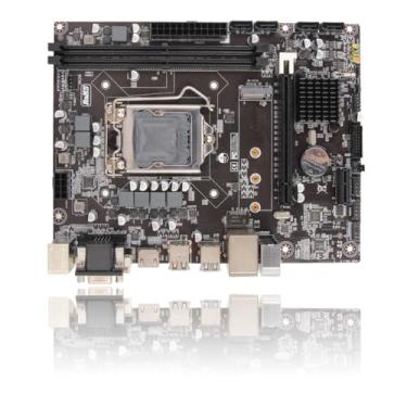 Imagem de Placa-mãe H310 LGA 1151 Slot de Memória DDR4 de Canal Duplo 24 Soquetes de Energia de 8 Pinos Placa-mãe Com VGA SATA 6 Gb PCIe X16 NVME M.2