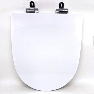 Imagem de Assento Sanitário Poliéster Para Louça Liss/Lift (Docol) Slow Close Croma Sedile Branco