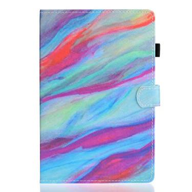 Imagem de Capa inteligente para Samsung Galaxy Tab S7 2020 de 11 polegadas, capa flip magnética de couro PU com suporte para caneta e compartimentos para cartão para Tab S7 SM-T870/T875/T876, hibernar/despertar
