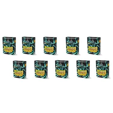 Imagem de 10 Packs Dragon Shield Matte Mini Japanese Mint 60 ct Card Sleeves Display Case
