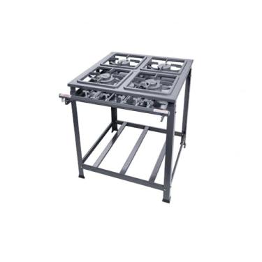 Imagem de Fogão 4 Bocas Baixa Pressão Industrial com Porta Panelas Tron