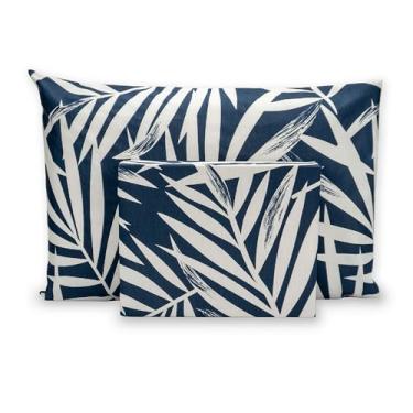 Imagem de Jogo De Cama Lençol Solteiro Kit 2 Peças C/Elástico 180 Fios Percal Estampado (Ramos)