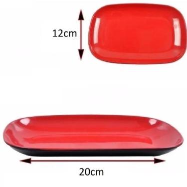 Imagem de Prato Travessa Oriental em Melamina Sushi 20cm Restaurantes - Riodeour