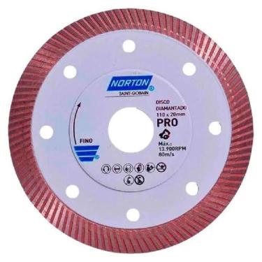 Imagem de Disco Diamantado 4.3/8 Pol Para Porcelanato Turbo Pro NORTON
