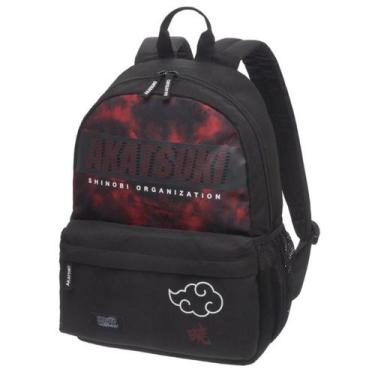 Imagem de Mochila Costas Infantil Menino Naruto Shippuden Akatsuki Shinobi Pacif
