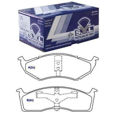 Imagem de Pastilha De Freio Dianteira - Sistema Kelsey Hayes - CARAVAN 96 a 00 /