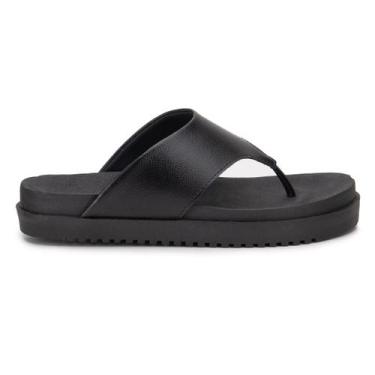 Imagem de Sandália Feminina Luxo Flat Tamanco Plataforma Chinelo Confortável Da 