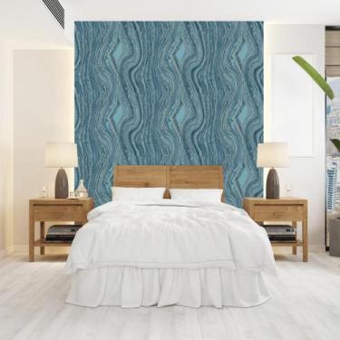 Imagem de Papel de Parede Mármore Branwen - Rolo com 10 Metros  Revestimento - H