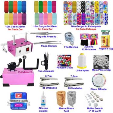 Imagem de Maquina De Fazer Laço E Cortar Fita Pinça Bico De Pato - K36 - Artmaq