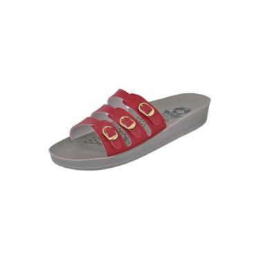 Imagem de chinelo ortopédico feminino sandalia  casual anti stress esporão confo