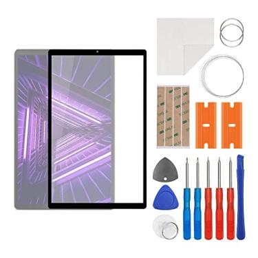 Imagem de SWARK Substituição da lente do painel externo de vidro frontal + OCA compatível com M10 Plus TB-X606 TB-X606X TB-X606F (sem tela LCD e digitalizador de toque) com kit de reparo