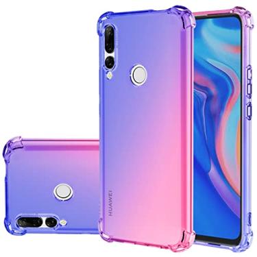 Imagem de Gufuwo Capa para Huawei Y9 Prime 2019/Honor 9X/P Smart Z STK-LX1 linda capa para meninas e mulheres, capa protetora de TPU macio antiarranhões gradiente à prova de choque para Huawei Y9 Prime 2019